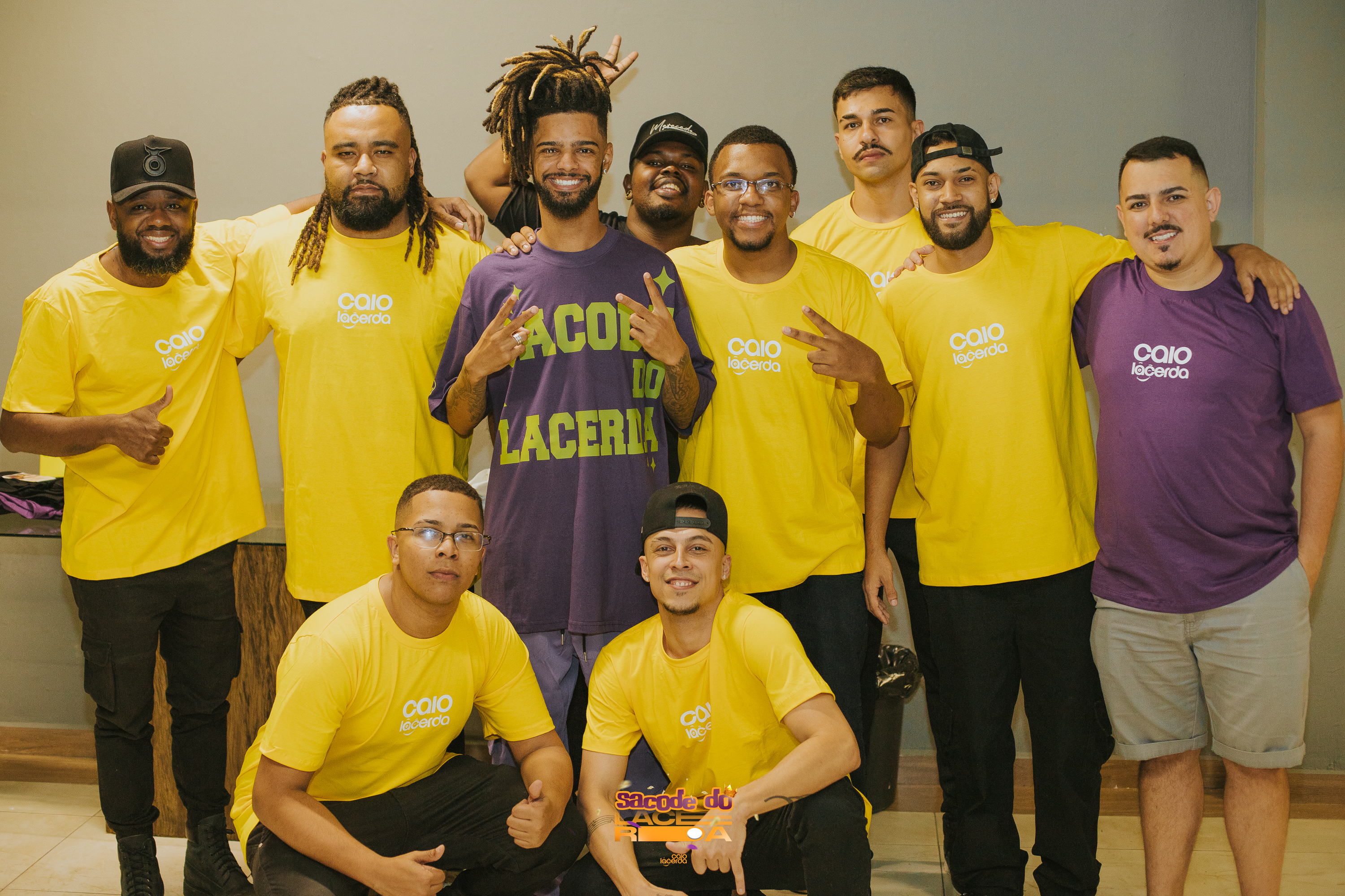 Caio Lacerda e equipe